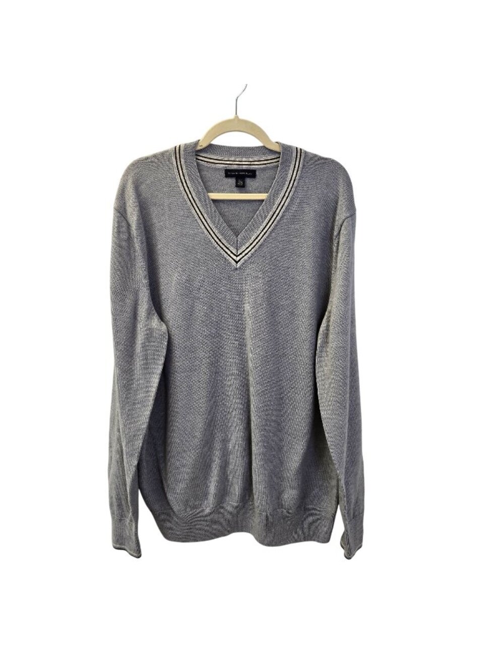 Banana Republic Merino Wool Blend V-Neck Sweater Size XXL Tall